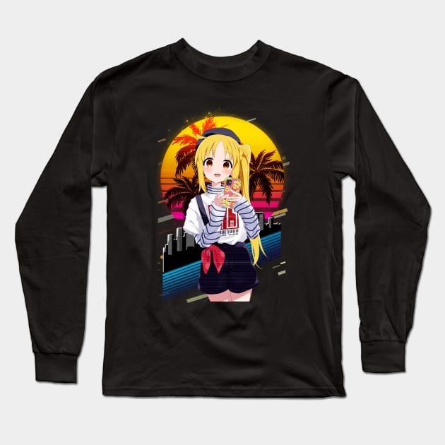 Music Manga Gifts For Boy And Girl Long Sleeve T-Shirt by goddessesRED